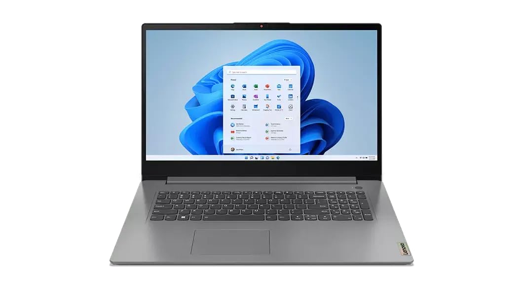 Lenovo IdeaPad 3 Laptop 12th Gen Intel Core i3-1215U 17.3" Anti-Glare HD+ Display 8GB RAM 256GB SSD Windows 11 Rigorously Tested & Stylish Design Refurbished