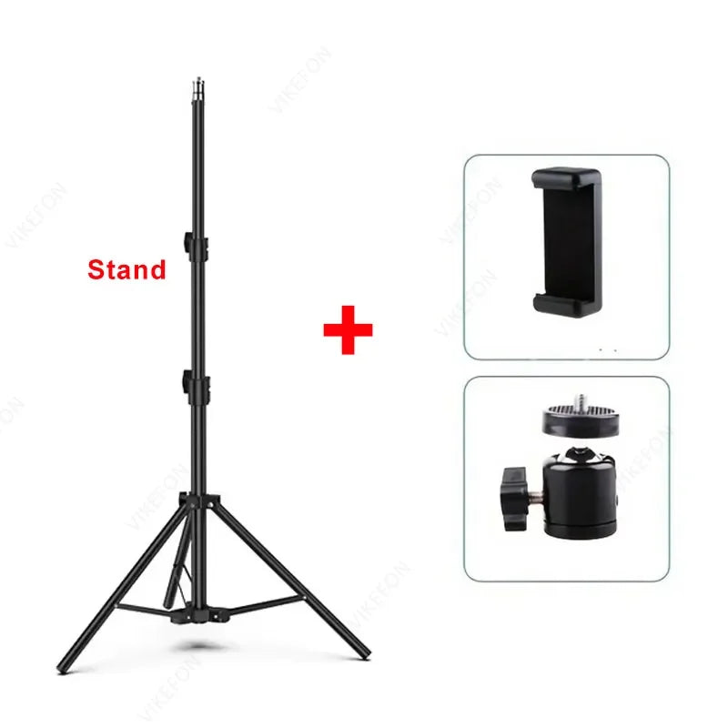 Foldable 56cm-160cm Extendable Mobile Phone Stand Holder Live Tripod Video Recording Selfie Landing Monpod For Phone Camera