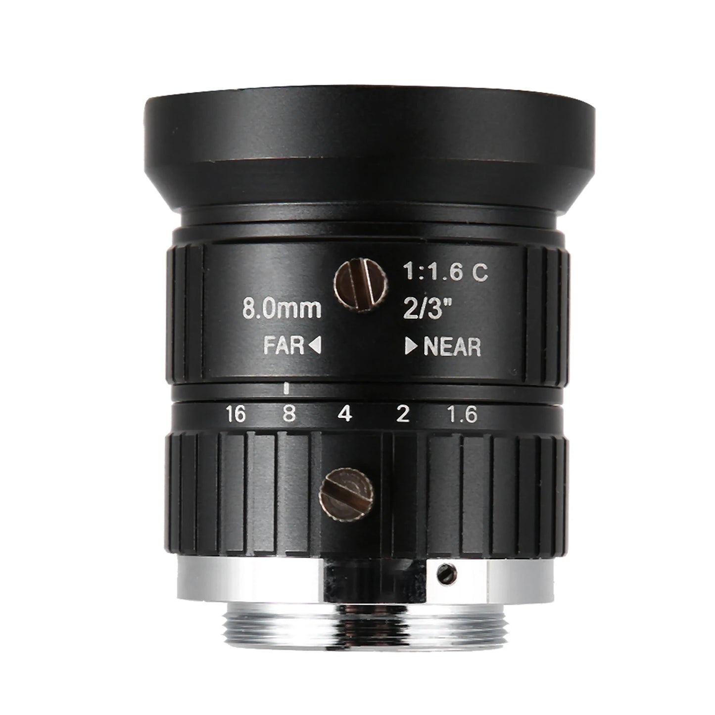 5MP Camera Lens Security Camera Lens 5MP HD Camera Lens 8mm Focal-Length Manual Aperture C Mount Security Surveillance CCTV Lens