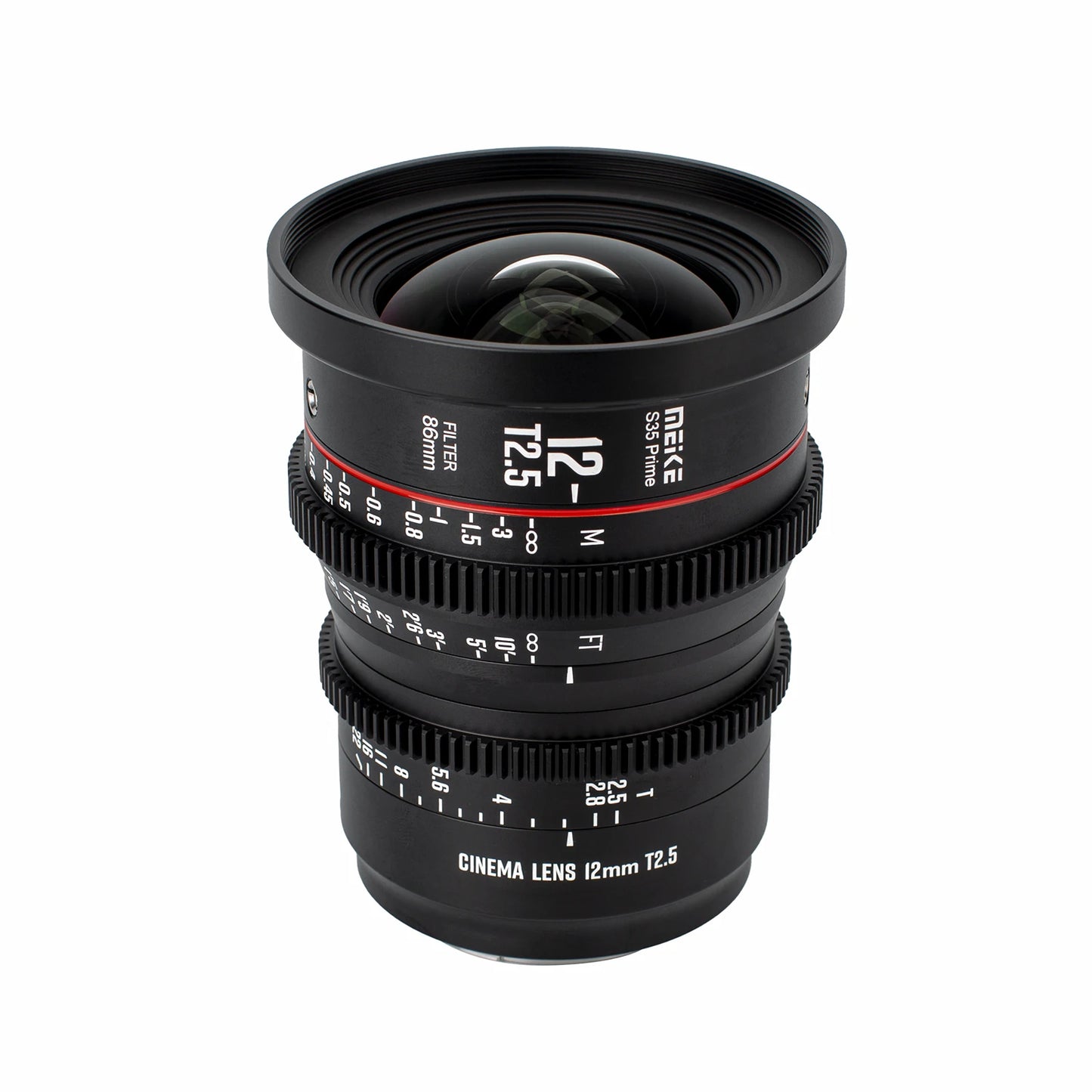 Meike Prime 12/18/25/35/50/75/100mm T2.1Cine Lens for Super 35 Frame Cinema Camera System--Fast Delivery