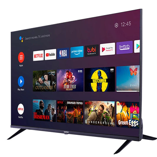 24-inch, 32-inch, 40-inch, 43-inch, 50-inch, 55-inch, 65-inch Smart TVs featuring A+ panels, 4K resolution