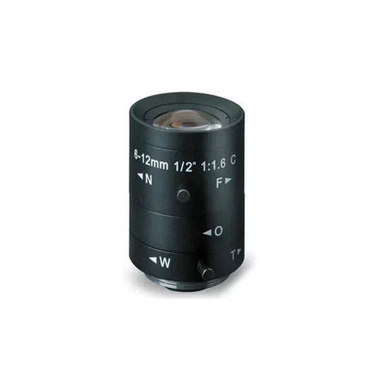 3.0MP Distortionless Manual Zoom Lenses Focal Length 6~12mm HD 1/2" Industrial Camera Lens CCD Vision Lens C Interface