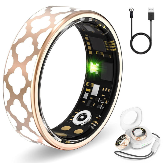 Aichiken Smart Ring Health Tracker Heart Rate Fitness Tracker Activity Trackers for Man&Women -Sleep&Exercise Monitor Heart RateBlood OxygenWaterproof Sleep Tracking Wearable (9)