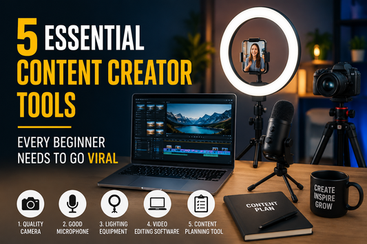 5 Essential Content Creator Tools Every Beginner Needs To Go Viral