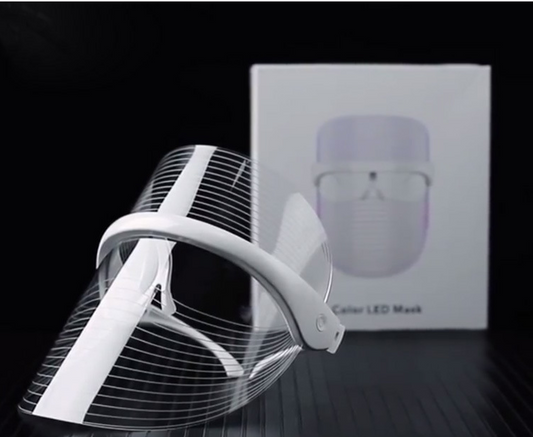 LED Facial Mask and Beauty Device with Color Light