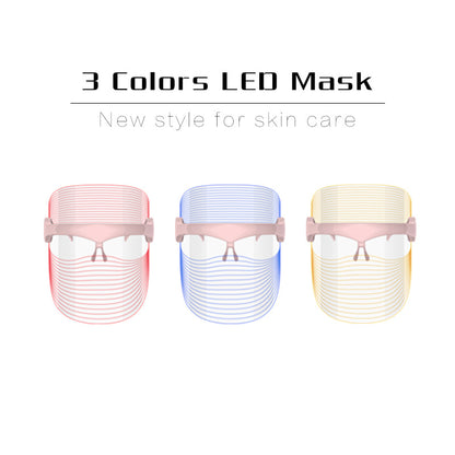 LED Facial Mask Device for Home Use with 7 Colors