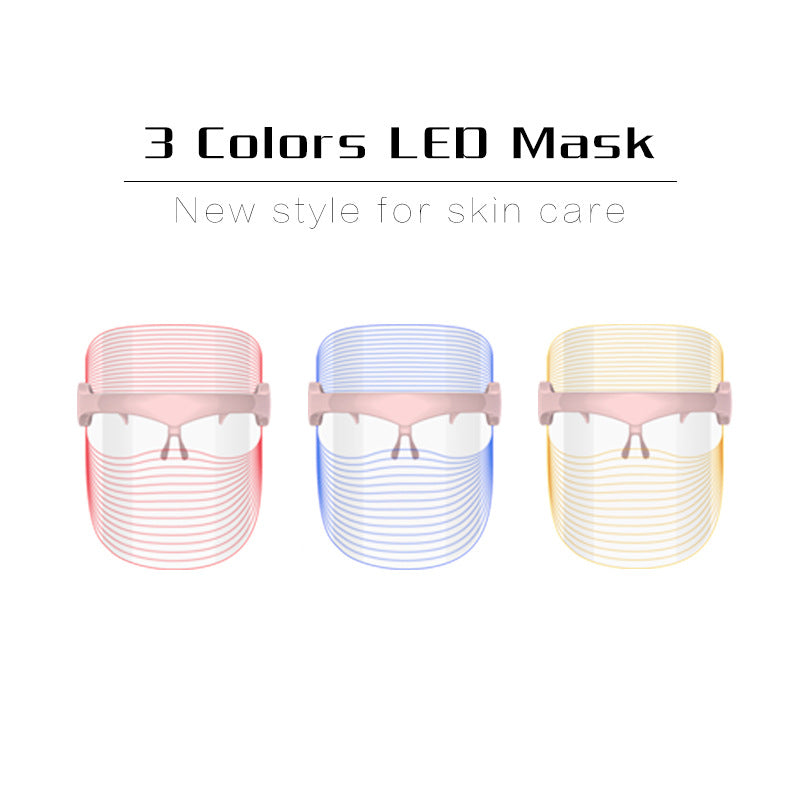LED Facial Mask Device for Home Use with 7 Colors