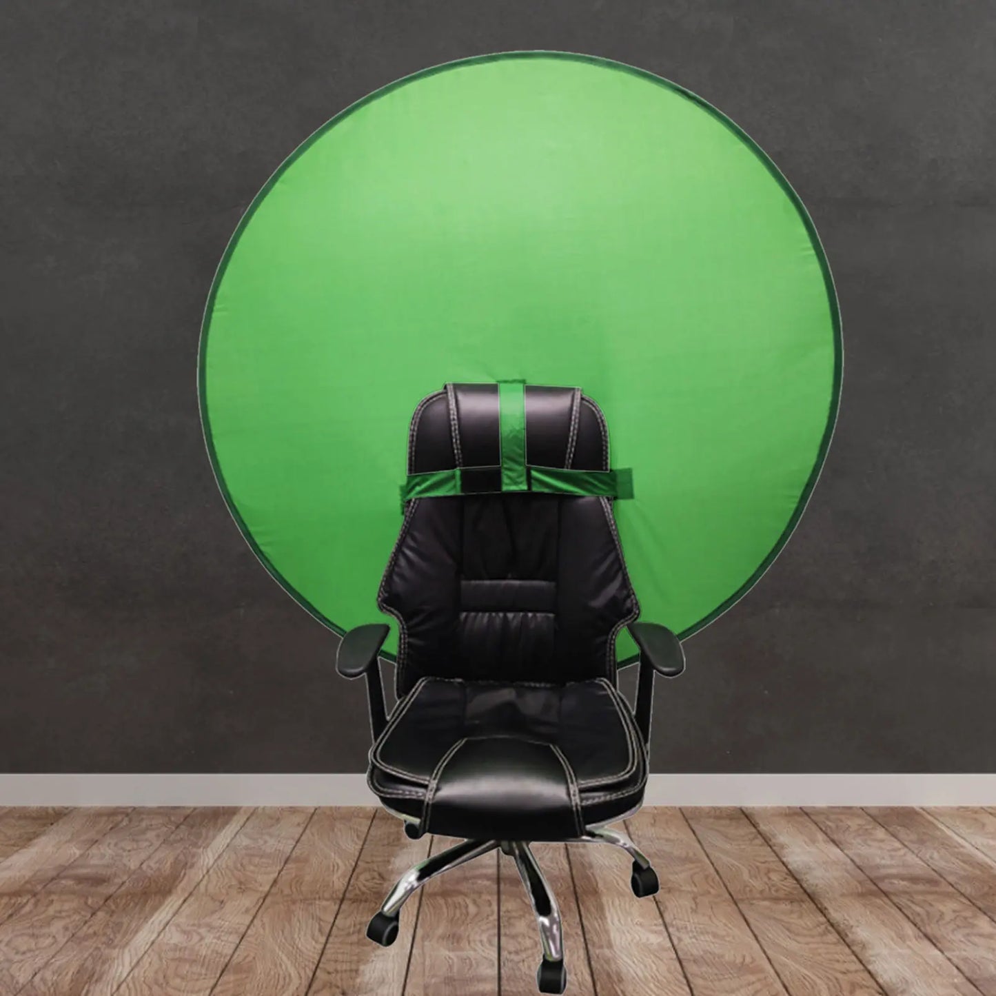 Portable 110cm Green Screen Photo Backdrops Chromakey Cloth High Color Saturation Photography Background for Live Video Studio
