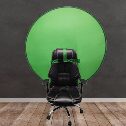 Portable 110cm Green Screen Photo Backdrops Chromakey Cloth High Color Saturation Photography Background for Live Video Studio