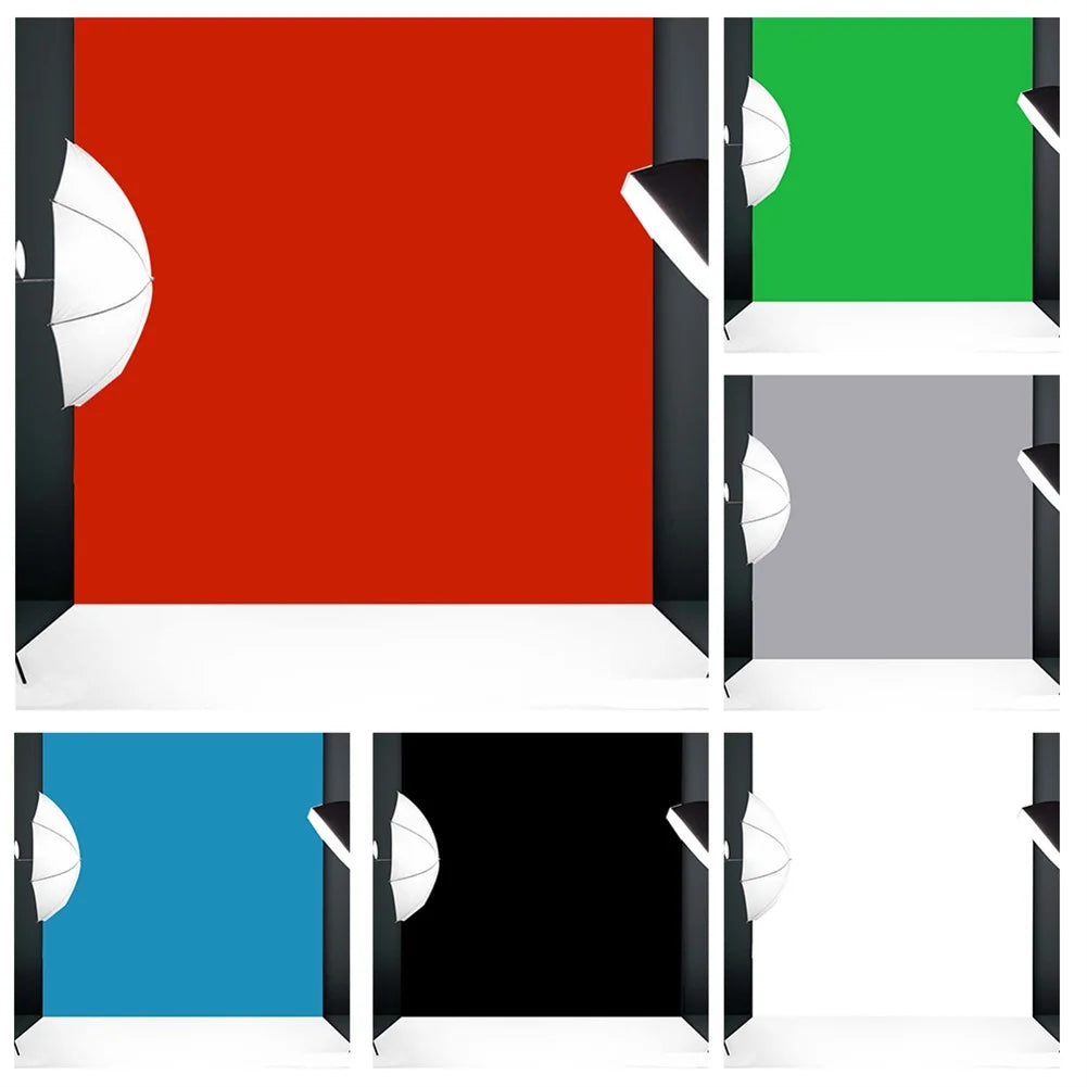 100*150cm Photography Backdrop Non-woven Green Screen Backdrop Cloth Solid Color Photo Background Photo Studio Accessories