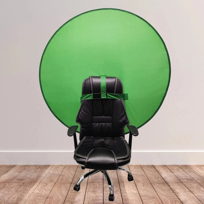 Portable 110cm Green Screen Photo Backdrops Chromakey Cloth High Color Saturation Photography Background for Live Video Studio