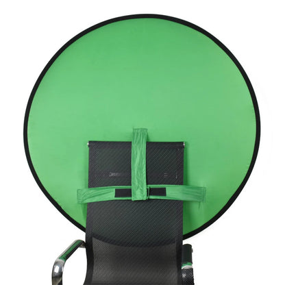 Portable 110cm Green Screen Photo Backdrops Chromakey Cloth High Color Saturation Photography Background for Live Video Studio