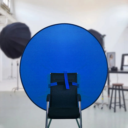 Portable 110cm Green Screen Photo Backdrops Chromakey Cloth High Color Saturation Photography Background for Live Video Studio
