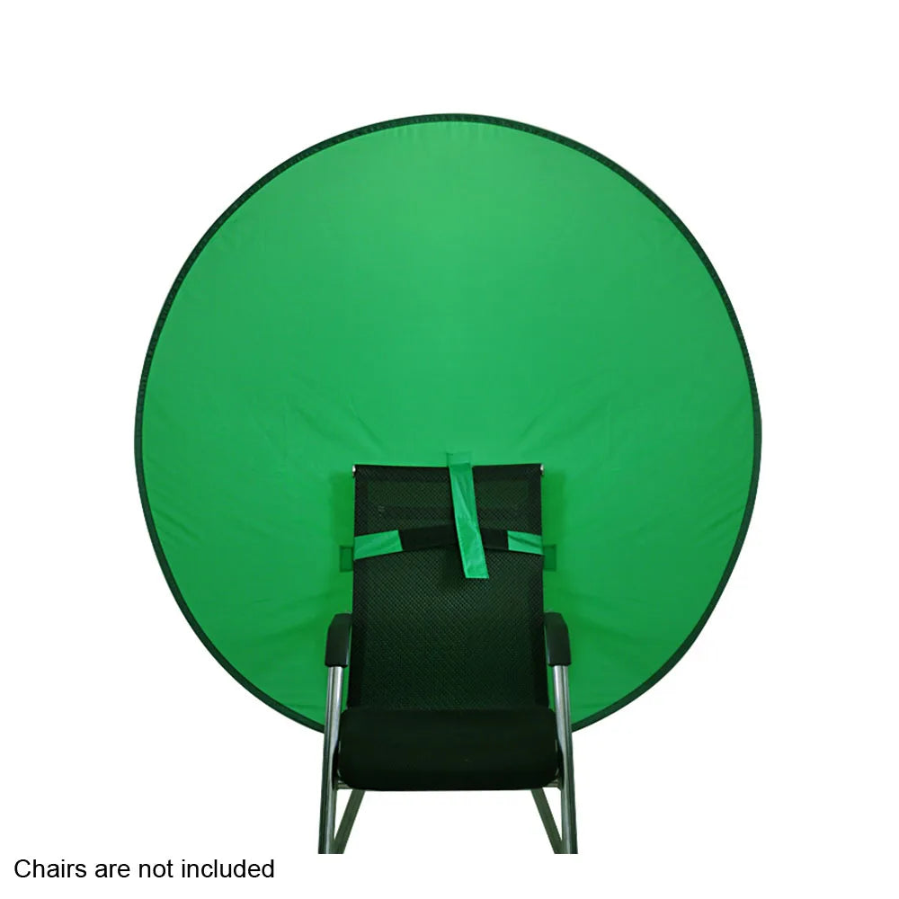 Portable 110cm Green Screen Photo Backdrops Chromakey Cloth High Color Saturation Photography Background for Live Video Studio