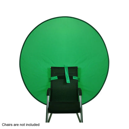 Portable 110cm Green Screen Photo Backdrops Chromakey Cloth High Color Saturation Photography Background for Live Video Studio