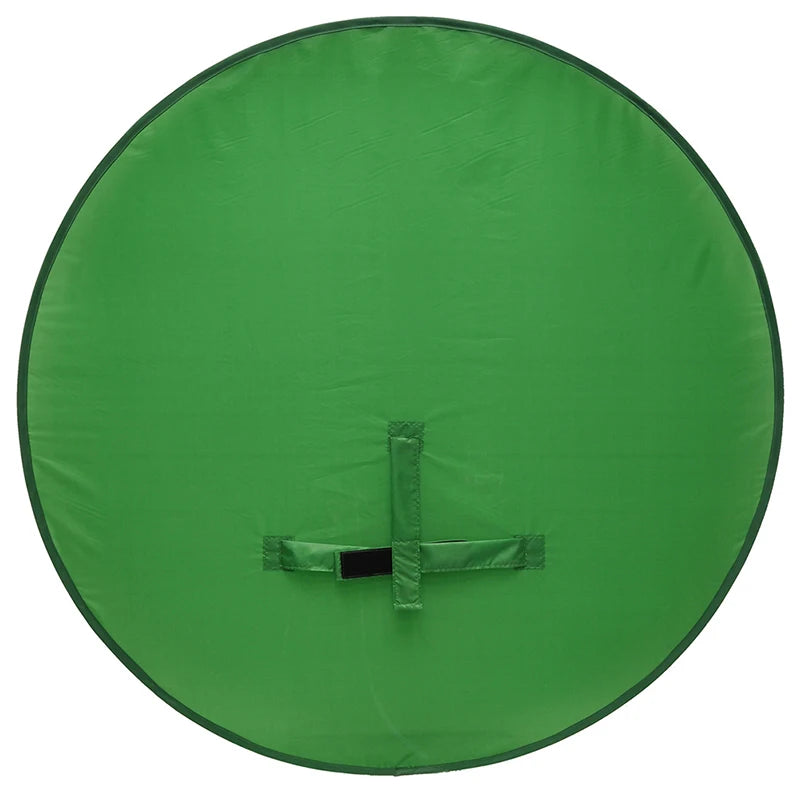 Portable 110cm Green Screen Photo Backdrops Chromakey Cloth High Color Saturation Photography Background for Live Video Studio