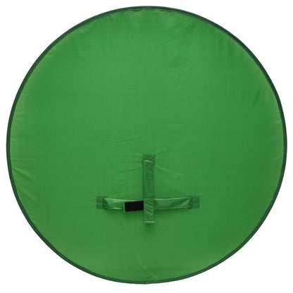 Portable 110cm Green Screen Photo Backdrops Chromakey Cloth High Color Saturation Photography Background for Live Video Studio