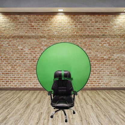 Portable 110cm Green Screen Photo Backdrops Chromakey Cloth High Color Saturation Photography Background for Live Video Studio