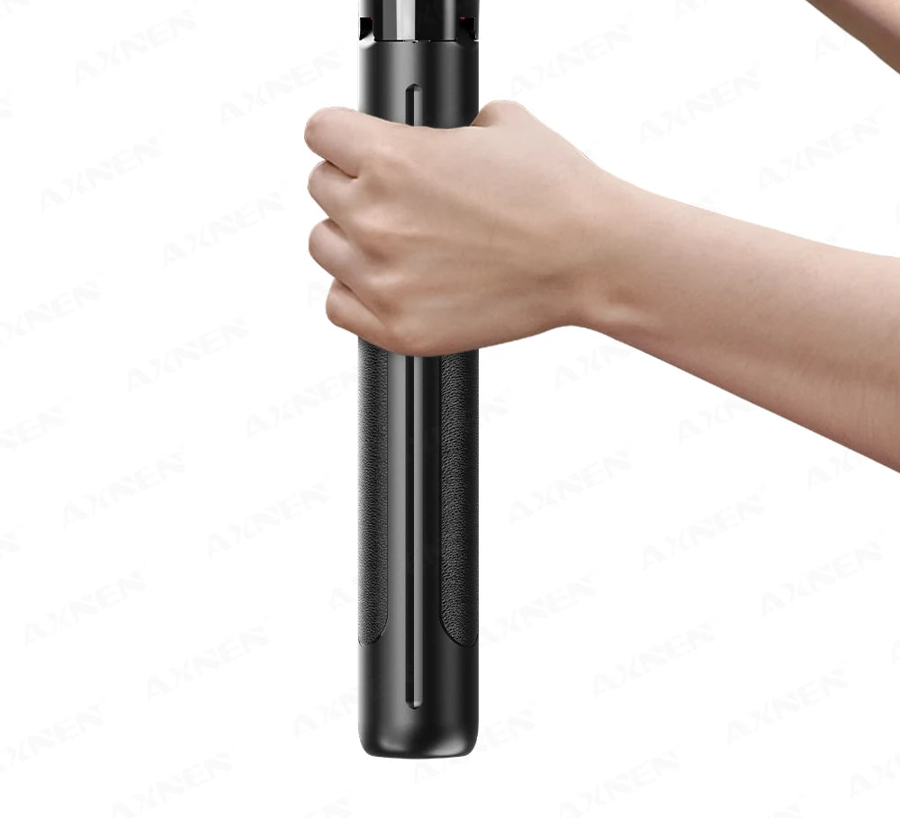 F16 Selfie Stick Tripod with 1708mm Long 8-Section Pole, Bluetooth Remote, 360° Rotation, 1/4 Interface, for Phone Camera Vlog