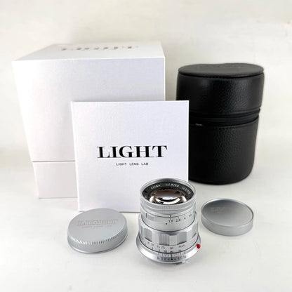 Light Lens Lab 50mm f1.9 Lens Dallmeyer Rigid-ZS6 Chrome Aspherical for Leica M M6 M7 M9 M10P M11 M240