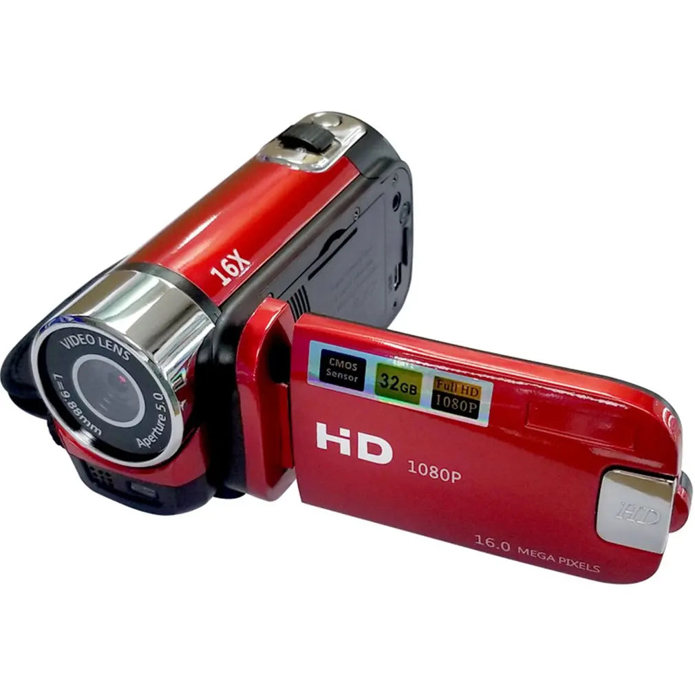 Vlog Camera 1080P Full HD 16 Million Pixel DV Camcorder Digital Video Camera Screen 16X Night Shoot Zoom Digital Zoom Wholesale