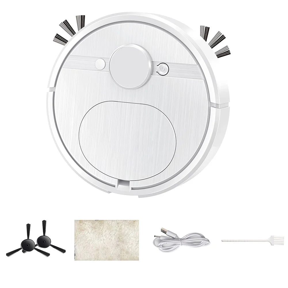 3 In 1 Robot Vacuum Cleaner Multi-Purpose Strong Power Sweeping Machine Rechargeable Automatic Cleaning Machine for Dust Remove