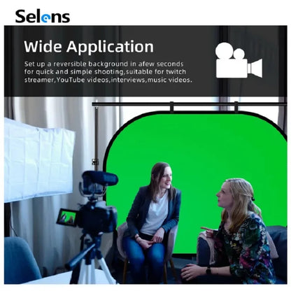 Selens Green Screen Photo Background New Collapsible Portable Reflector Blue Studio Light Reflector For Photography Props Parts