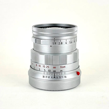 Light Lens Lab 50mm f1.9 Lens Dallmeyer Rigid-ZS6 Chrome Aspherical for Leica M M6 M7 M9 M10P M11 M240