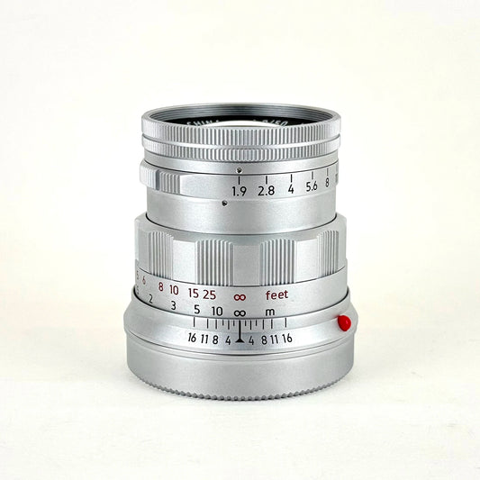 Light Lens Lab 50mm f1.9 Lens Dallmeyer Rigid-ZS6 Chrome Aspherical for Leica M M6 M7 M9 M10P M11 M240