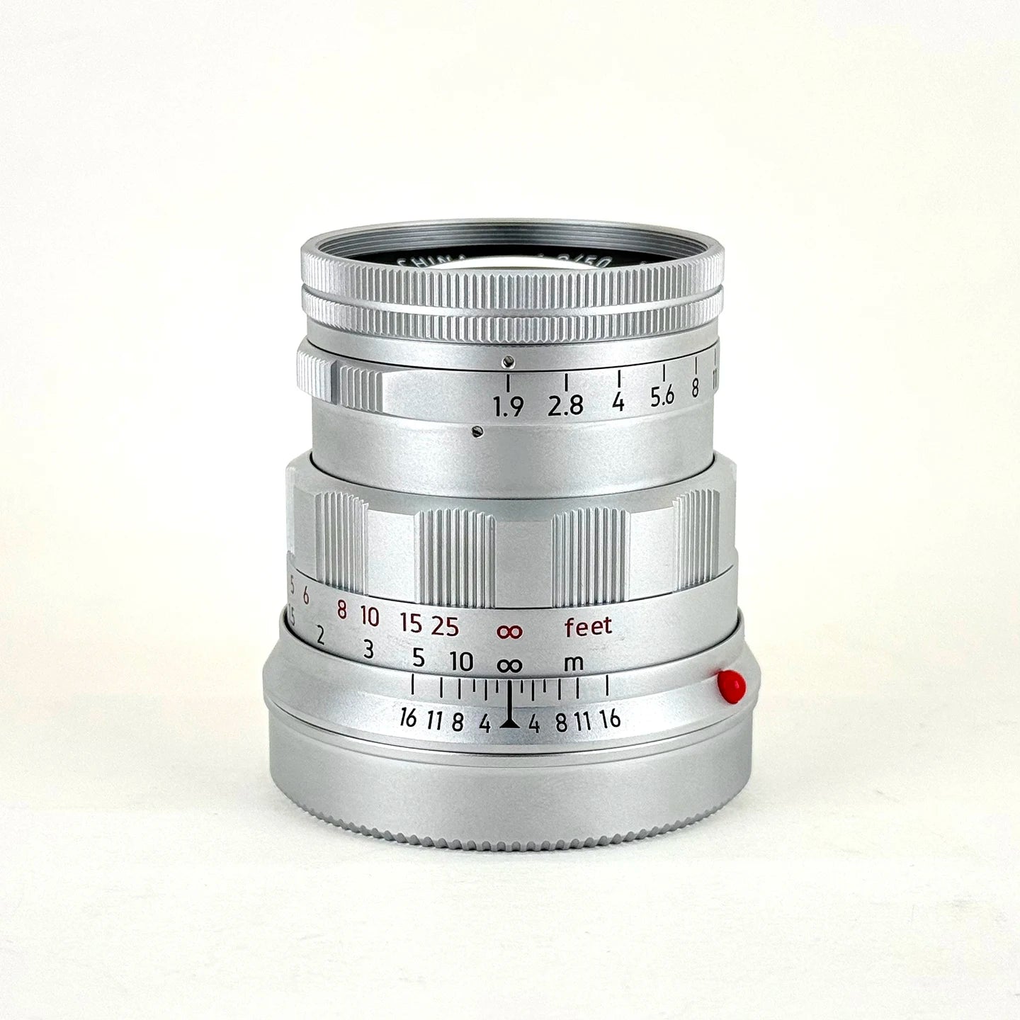Light Lens Lab 50mm f1.9 Lens Dallmeyer Rigid-ZS6 Chrome Aspherical for Leica M M6 M7 M9 M10P M11 M240