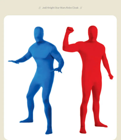 Green Screen Suit Jumpsuits for Movie Video Invisible Effect Full Body Photographic Filming Studio Props Adult Cosplay Costume