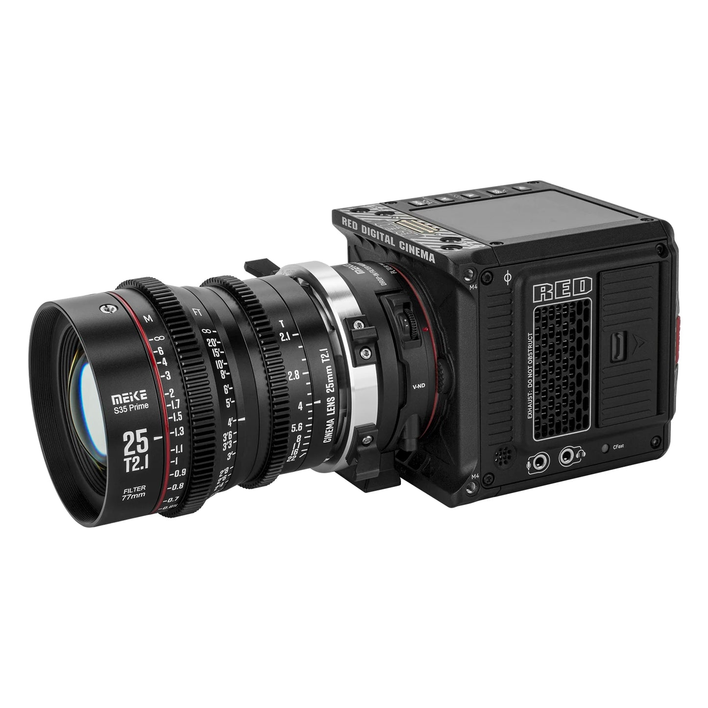 Meike Prime 12/18/25/35/50/75/100mm T2.1Cine Lens for Super 35 Frame Cinema Camera System--Fast Delivery