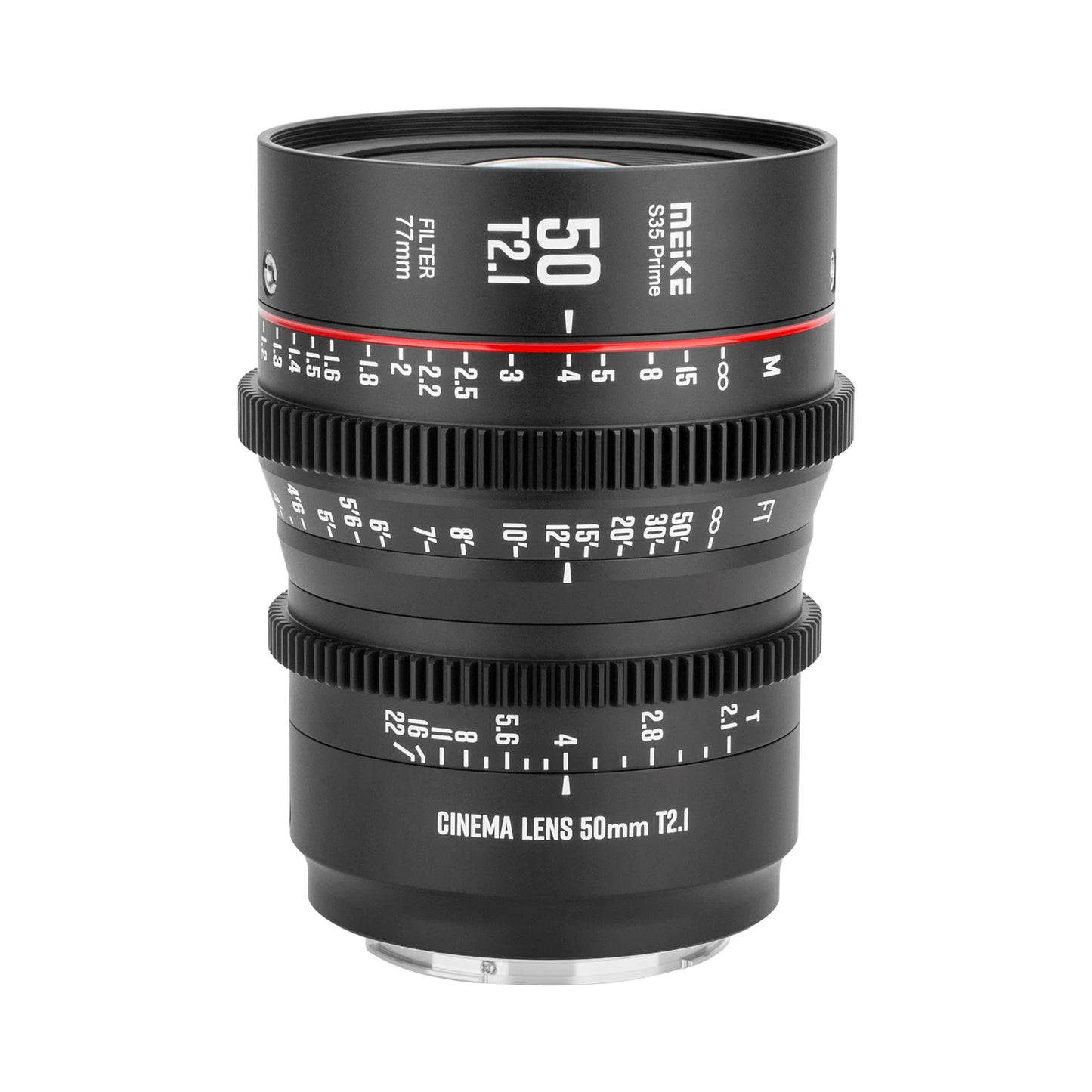 Meike Prime 12/18/25/35/50/75/100mm T2.1Cine Lens for Super 35 Frame Cinema Camera System--Fast Delivery