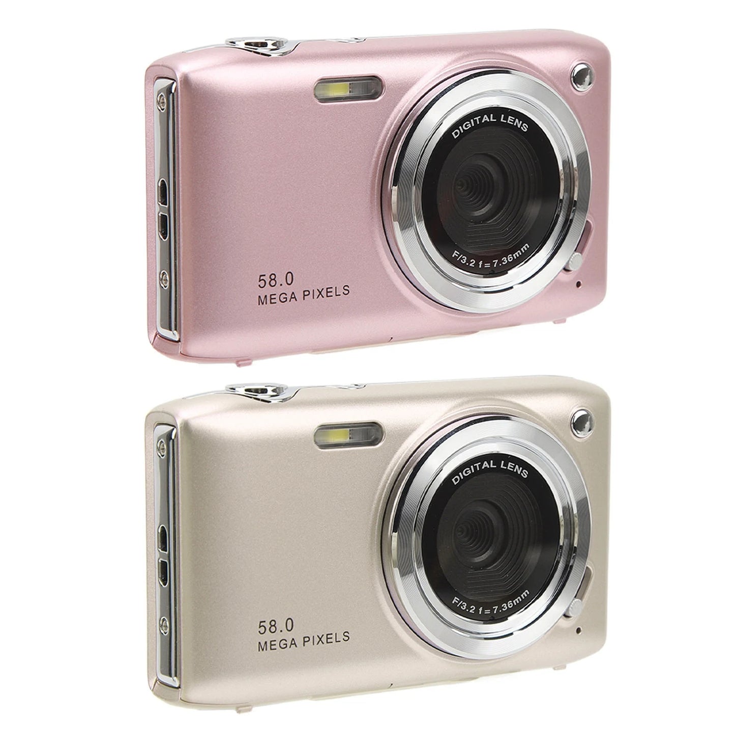 4K Digital Camera Digital Camera 2.88 Inch Screen 58MP 4K HD 16X Zoom Fixed  Macro Timed Photography Digital Video Camera