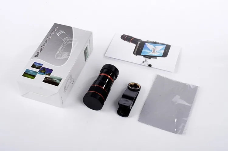 Telephoto Phone Lens Camera Universal Zoom Iens Highdefinition Focusing Effect Photography Large Light Transmission High Colour