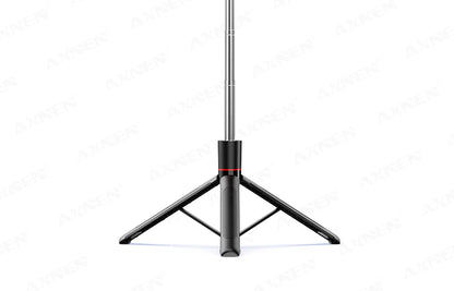 F16 Selfie Stick Tripod with 1708mm Long 8-Section Pole, Bluetooth Remote, 360° Rotation, 1/4 Interface, for Phone Camera Vlog