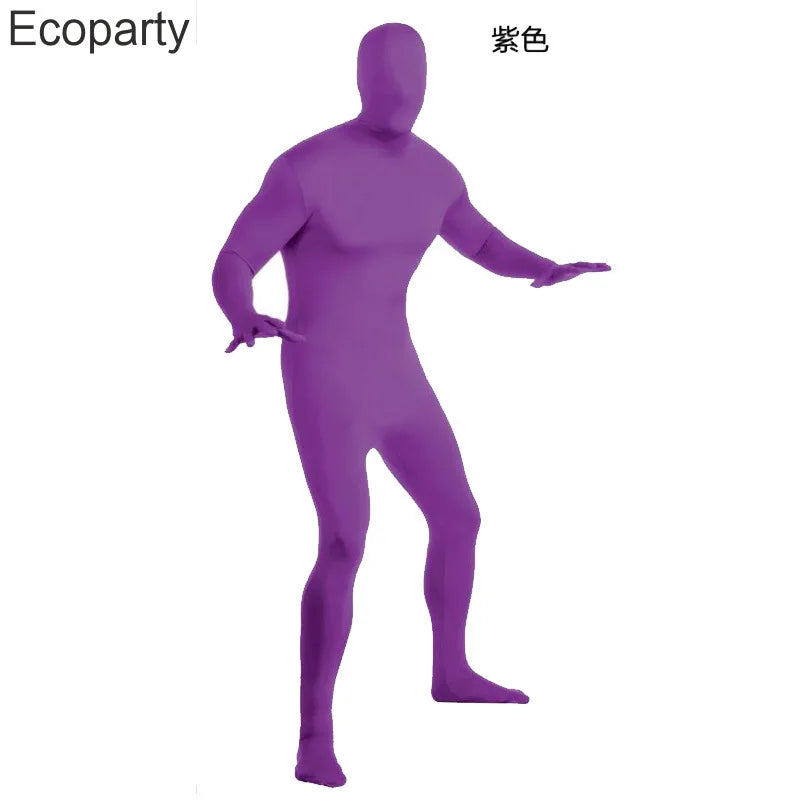 New Green Screen Suit Chroma Body Zentai Suit For Adult Movie Video Invisible Effect Photographic Filming Studio Costume Props