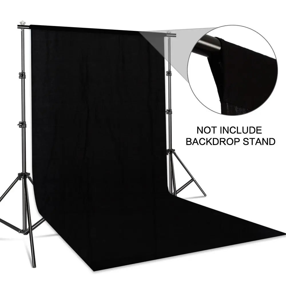 Video Shooting Green White Black Pure Cotton Backdrop Cloth Chromakey Photography Background Screen