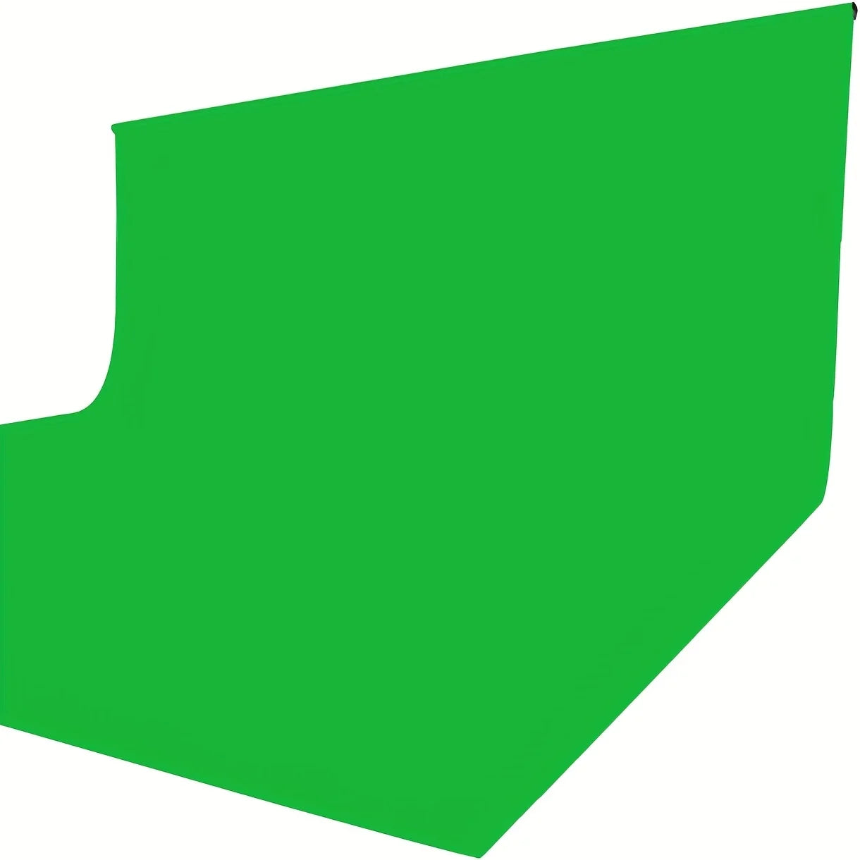 5X 6.5 FTGreen Screen Backdrop for Photography, GreenScreen Background Sheet for Zoom Meeting, Cloth Fabric Curtain