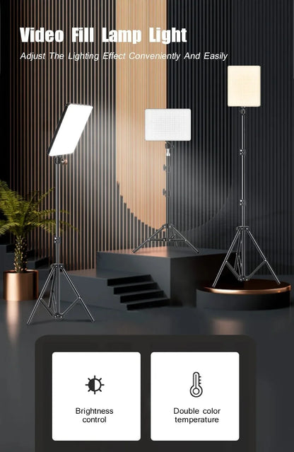 26/33cm Photo Ring light Led Selfie Ring Light Phone Bluetooth broadcast bracket Photography Lighting With Tripod