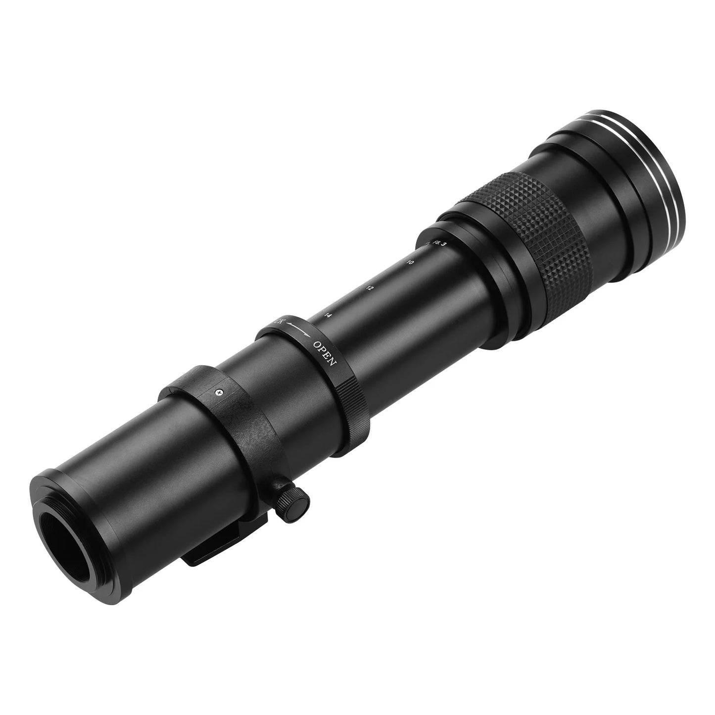 Camera MF Super Telephoto Zoom Lens F/8.3-16 420-800mm T Mount with Universal 1/4 Thread Replacement for DSLR and SLR Cameras