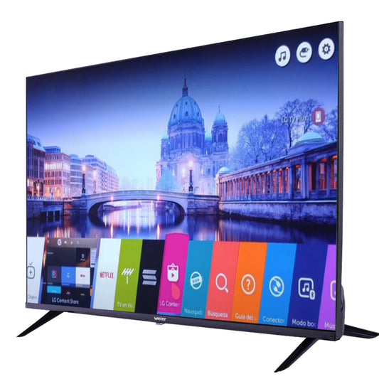24-inch, 32-inch, 40-inch, 43-inch, 50-inch, 55-inch, 65-inch Smart TVs featuring A+ panels, 4K resolution
