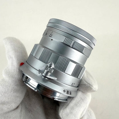 Light Lens Lab 50mm f1.9 Lens Dallmeyer Rigid-ZS6 Chrome Aspherical for Leica M M6 M7 M9 M10P M11 M240