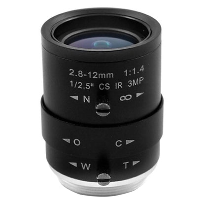 ELECT-3MP HD CCTV Camera Lens 2.8-12Mm Varifocal Manual Zoom Focus CS Mount For Industrial Security Cameras