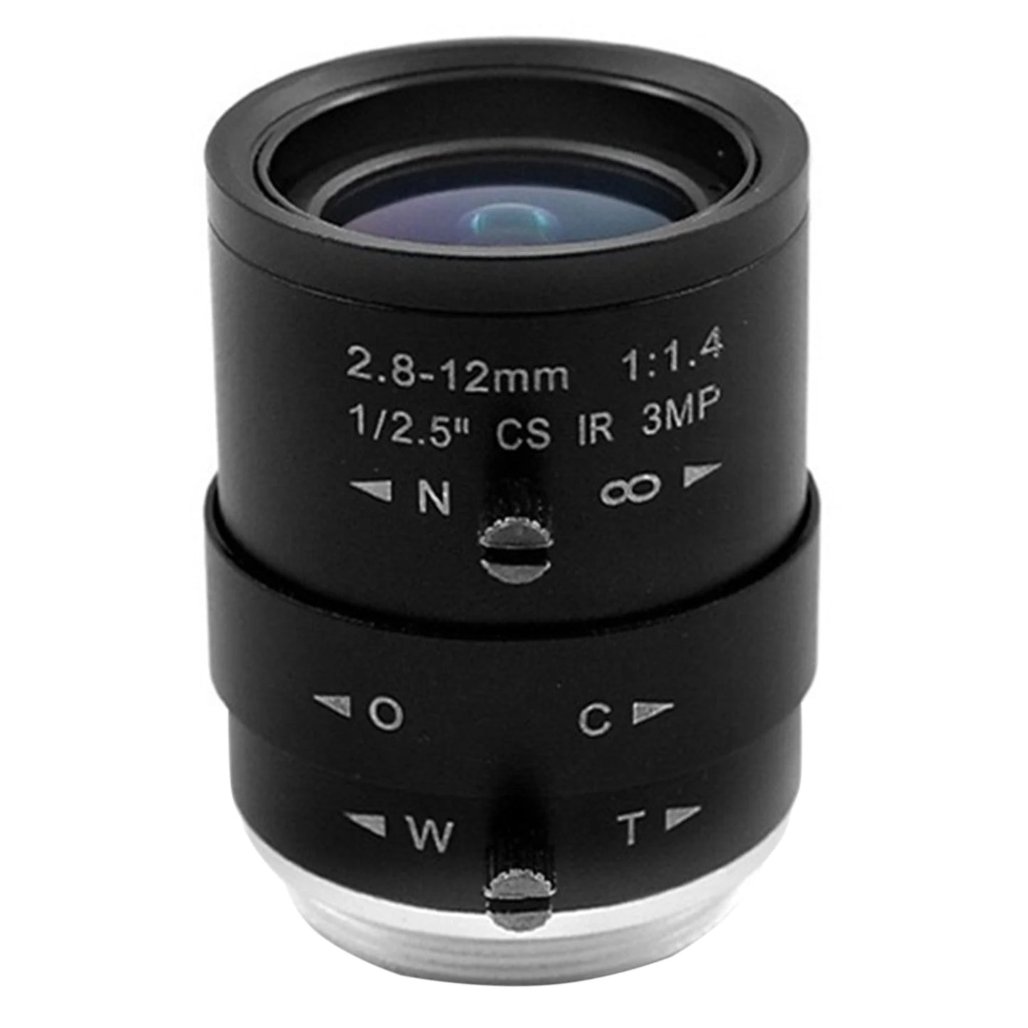 ELECT-3MP HD CCTV Camera Lens 2.8-12Mm Varifocal Manual Zoom Focus CS Mount For Industrial Security Cameras
