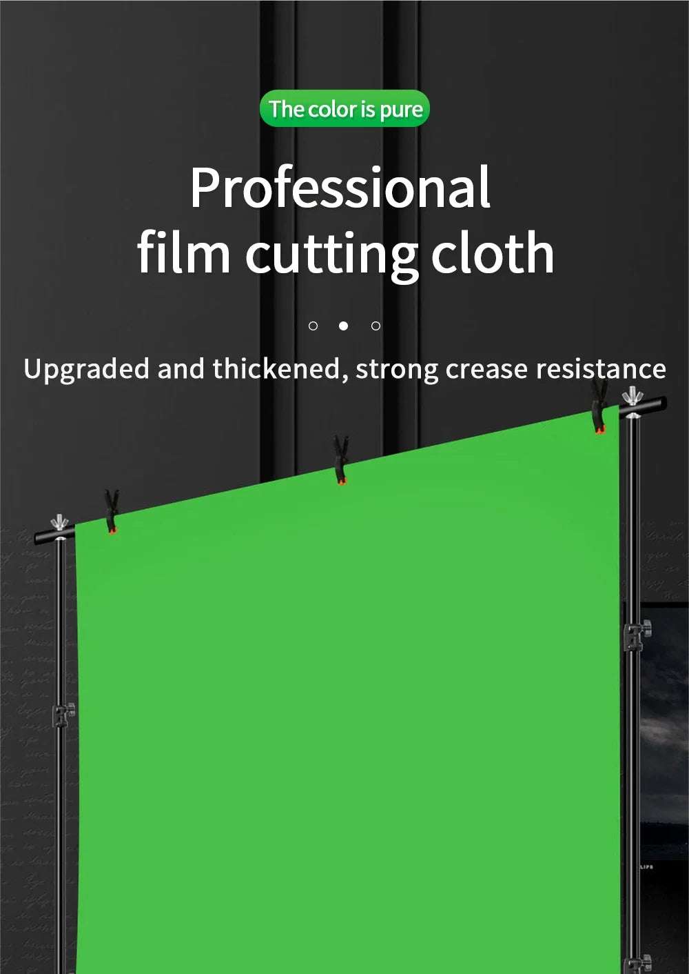 GAINVANE Photography Backdrops White/Black Muslin Cotton Green Screen Chromakey Photo Background Cloth For Photo Shoot Props