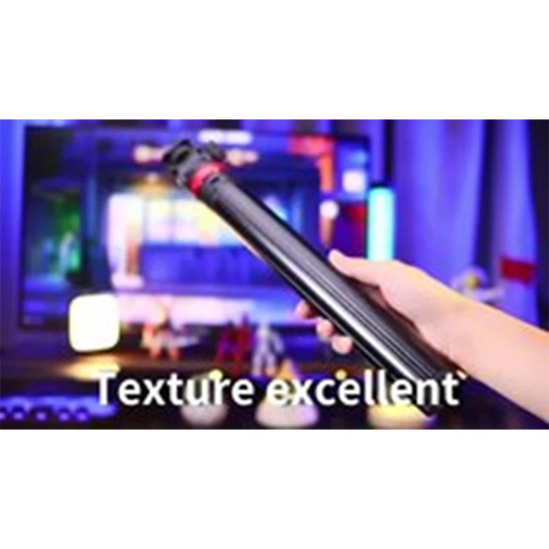V-200 Light Stand Tripod Stand For Phone Clip Action Camera Handheld COB Light Portable Aluminum Alloy 2M Light Stand