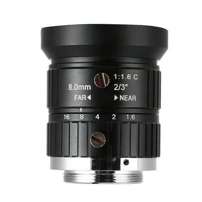 5MP Camera Lens Security Camera Lens 5MP HD Camera Lens 8mm Focal-Length Manual Aperture C Mount Security Surveillance CCTV Lens