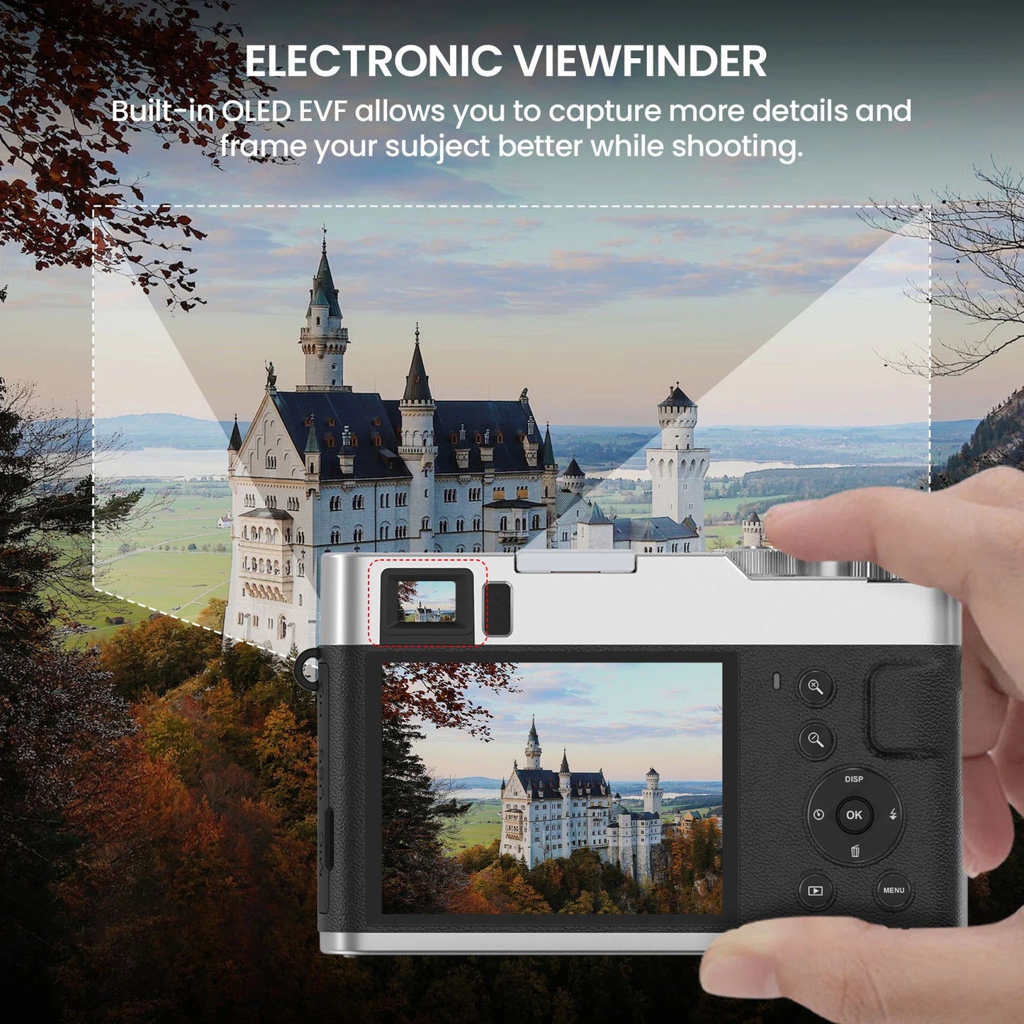 9PC 4K Digital Camera, 48MP Vlog , 16X Zoom, Auto Focus, 2.8'' Screen Photography Travel Selfie Household Professional Camera.