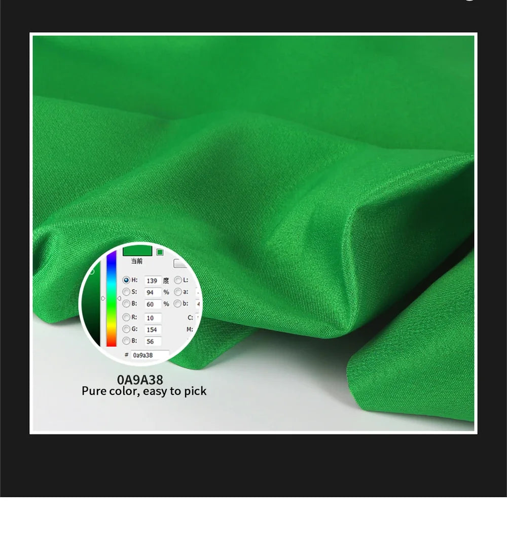 GAINVANE Photography Backdrops White/Black Muslin Cotton Green Screen Chromakey Photo Background Cloth For Photo Shoot Props